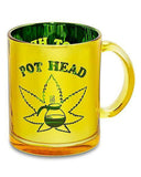 16oz Glass Coffee Mug - Various Designs - (1 or 3 Count)-Grinders