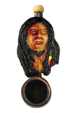 3.5" Mini Size Hand Made Resin Pipe - Various Designs - (1 Count)-Hand Glass, Rigs, & Bubblers
