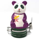 Airtight Ceramic Stash Jar 100mL - Various Styles - (1 Count)-Novelty, Hats & Clothing