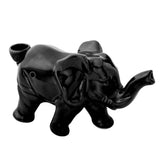 Ceramic Elephant Novelty Pipe - Various Colors - (1 Count)-Hand Glass, Rigs, & Bubblers