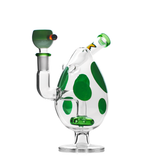 Hemper 6" Spotted Egg Water Bubbler - (1 Count)-Hand Glass, Rigs, & Bubblers