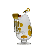 Hemper 9" Spotted Egg XL Water Bubbler - (1 Count)-Hand Glass, Rigs, & Bubblers