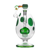Hemper 9" Spotted Egg XL Water Bubbler - (1 Count)-Hand Glass, Rigs, & Bubblers