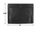 Loud Lock Grip N Pull 12" x 9" Mylar Exit Bag - Child Resistant Pending - Opaque Black or White (50, 100 or 300 Count)-Mylar Smell Proof Bags