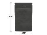Loud Lock Grip N Pull Mylar Bag - 1/2 Oz - 14 Grams - Child Resistant - Opaque Black or White - (100 to 50,000 Count)-Mylar Smell Proof Bags