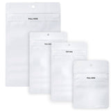 Loud Lock Grip N Pull Mylar Bag White Starter Kit - 4 Sizes - (500 Bags per Size)-Mylar Smell Proof Bags