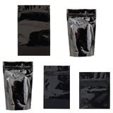 Mylar Bag Opaque Black/Black Starter Kit - 5 Sizes - (500 Bags Per Size)-Mylar Smell Proof Bags