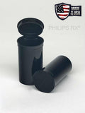 Philips RX 19 Dram Pop Top Vial - 1/8 Oz - Child Resistant - Opaque Black (225 Count)-Pop Top Vials