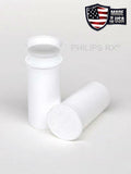 Philips RX 19 Dram Pop Top Vial - 1/8 Oz - Child Resistant - Opaque White - (225 Count)-Pop Top Vials
