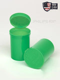 Philips RX 30 Dram Pop Top Vial - 1/4 Oz - Child Resistant - Opaque Lime Green - (150 Count)-Pop Top Vials