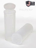 Philips RX 60 Dram Pop Top Vial - 1/2 Oz - Child Resistant -Translucent Clear - (75 Count)-Pop Top Vials