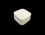 Qube 5mL Square Premium Glass Concentrate Jar Child Safe - Opaque or Clear (Various Counts)-Concentrate Containers and Accessories