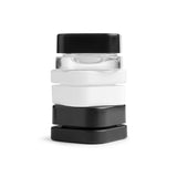 Qube 5mL Square Premium Glass Concentrate Jar Child Safe - Opaque or Clear (Various Counts)-Concentrate Containers and Accessories