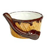 Roast & Toast Ceramic Ice Cream Bowl - (1 Count)-Hand Glass, Rigs, & Bubblers