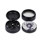 Rock Legends Jimi 55mm 3 Stage Grinder - Various Designs - (1OR 6 Count)-Grinders