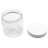 SAMPLE of 4 oz Clear Pet Plastic Single Wall Jar - Black Or White - (1 Count SAMPLE)-Glass Jars