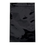 SAMPLE of Mylar Bag Opaque Black 1 Oz - 28 Grams (1 Count SAMPLE)-MYLAR SMELL PROOF BAGS