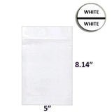 SAMPLE of Mylar Bag Opaque White 1/2 Oz - 14 Grams - (1 Count SAMPLE)-MYLAR SMELL PROOF BAGS