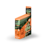 Zig-Zag Hemp Wraps - 2 Per Pack - Natural - (25 Count Displays)-Papers and Cones