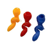 5" Sci Fi Swirl Design With Table Stand Legs - Hand Glass -  (1 Count)