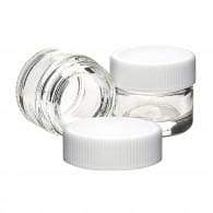 5 mL Glass Concentrate Container with White Cap (250 Count)