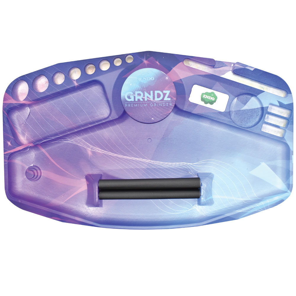 ENDO Premium Rolling Tray - Purple and Blue - (1 Count