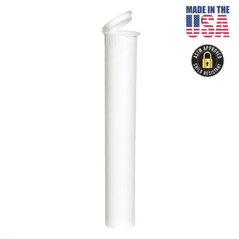 120mm Clear Super Seal Pre-Roll Tubes - Child Resistant, Tamper Evident,  and Air-Tight Pre-Roll Packaging