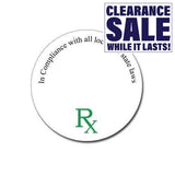 1'' Round Concentrate Label - (1000 Count)-Prescription Labels & State Compliant Labels