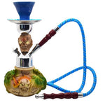 10” Skull and Dragon Acrylic Resin Hookah - Style & Color May Vary - (1 Count)-Hand Glass, Rigs, & Bubblers