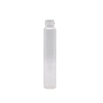 116mm Clear Glass Blunt Tube w/ Plastic White Cap - (100 - 45,000 Count)-Joint Tubes & Blunt Tubes