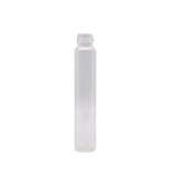 116mm Clear Glass Blunt Tube w/ Plastic White Cap - (100 - 45,000 Count)-Joint Tubes & Blunt Tubes