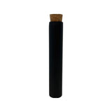 120mm Matte Black Opaque Glass Blunt Tube w/ Wood Cork - (100 - 45,000 Count)-Joint Tubes & Blunt Tubes