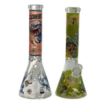 14" Ice Catcher Beaker Bubbler - Color & Design May Vary - (1, 3, OR 6 Count)-Hand Glass, Rigs, & Bubblers