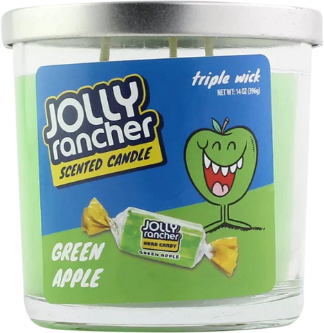 14oz Jolly Rancher 3 Wick Candles - Multiple Scents - (Various Count)-Air Fresheners & Candles