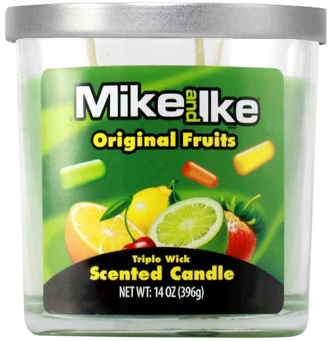 14oz Mike & Ike 3 Wick Candles - Multiple Scents - (Various Counts)-Air Fresheners & Candles