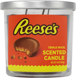 14oz Reese's Peanut Butter Cup 3 Wick Candles - (Various Counts)-Air Fresheners & Candles