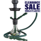 15" Pharaohs Xena Hookah - Various Colors - (1 Count)-Hand Glass, Rigs, & Bubblers