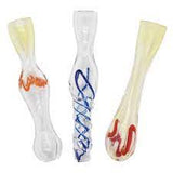 3" Chillum - Various Designs - Design May Vary - (Various Counts)-Hand Glass, Rigs, & Bubblers