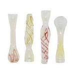 3" Chillum - Various Designs - Design May Vary - (Various Counts)-Hand Glass, Rigs, & Bubblers