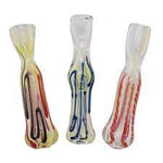 3" Chillum - Various Designs - Design May Vary - (Various Counts)-Hand Glass, Rigs, & Bubblers