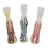 3" Chillum - Various Designs - Design May Vary - (Various Counts)-Hand Glass, Rigs, & Bubblers