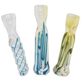 3" Chillum - Various Designs - Design May Vary - (Various Counts)-Hand Glass, Rigs, & Bubblers