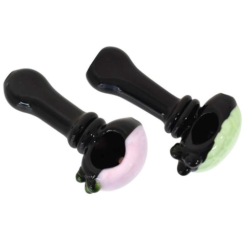3.5" Slime Honeycomb Hand Pipe - Color May Vary - (1, 5, and 10 Count)-Hand Glass, Rigs, & Bubblers