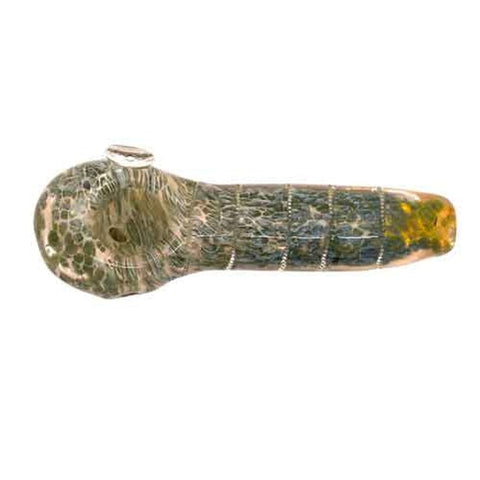 4" Colorful Glass Pipe Decorative Stripes Design - Design May Vary - (1, 5, OR 10 Count)-Hand Glass, Rigs, & Bubblers