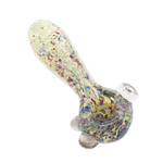 4" Frit Cut Line Hand Pipe - (1, 5 OR 10 Count)-Hand Glass, Rigs, & Bubblers