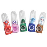 4" Glass Hand Pipe Display - Designs May Vary - (12 Count Per Display)-Hand Glass, Rigs, & Bubblers