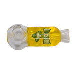 4" Glycerine Chilled Glass Hand Pipe Shred It - Various Colors - (1 Count)-Hand Glass, Rigs, & Bubblers