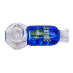 4" Glycerine Chilled Glass Hand Pipe Shred It - Various Colors - (1 Count)-Hand Glass, Rigs, & Bubblers