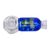 4" Glycerine Chilled Glass Hand Pipe Shred It - Various Colors - (1 Count)-Hand Glass, Rigs, & Bubblers