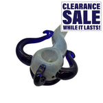 4" Pendant Style With Tentacles Hand Glass - Color May Vary - (1 Count)-Hand Glass, Rigs, & Bubblers